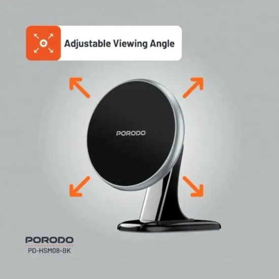 Porodo Magsafe Magnetic Aluminum Mount - Black